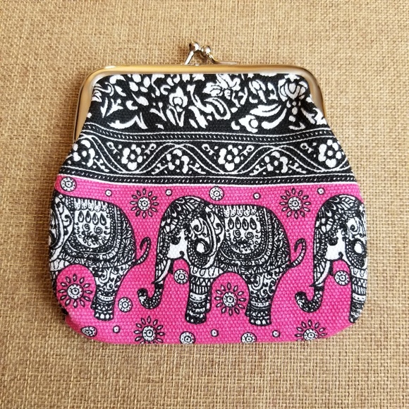 Handbags - Elephant Change Coin Purse Wallet